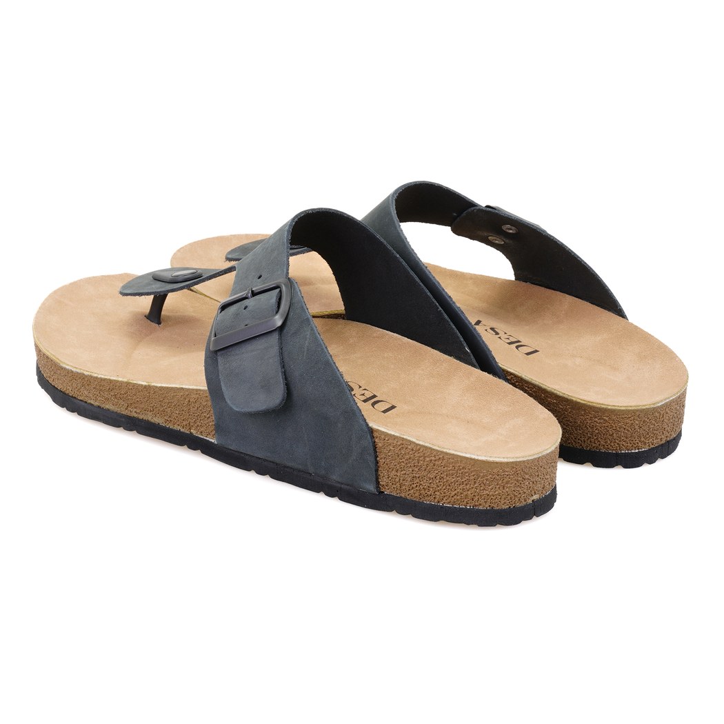 Cole Siyah Erkek Nubuk Terlik