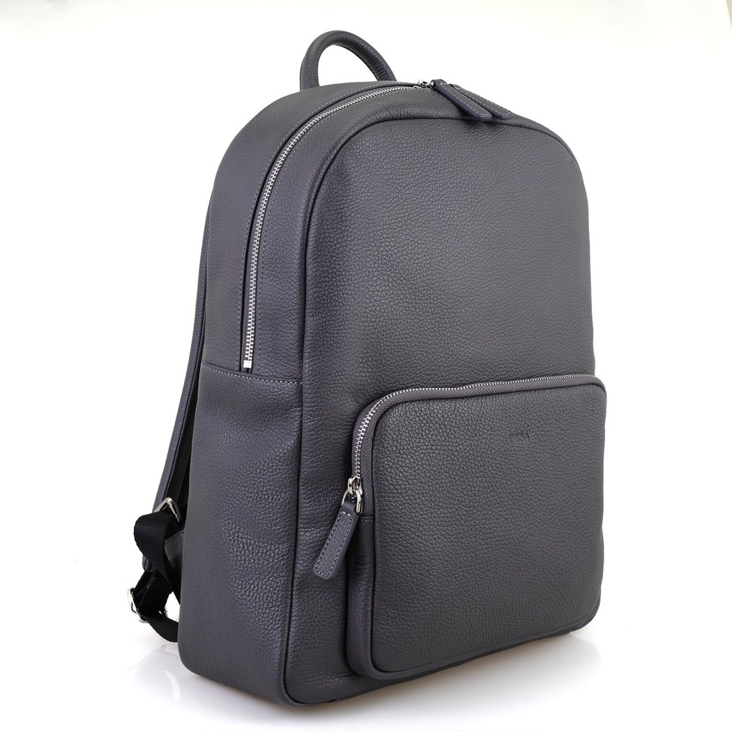 Coleman Gri Deri Sırt Çantası