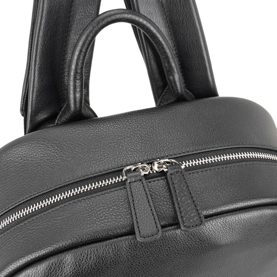 Coleman Siyah Deri Sırt Çantası