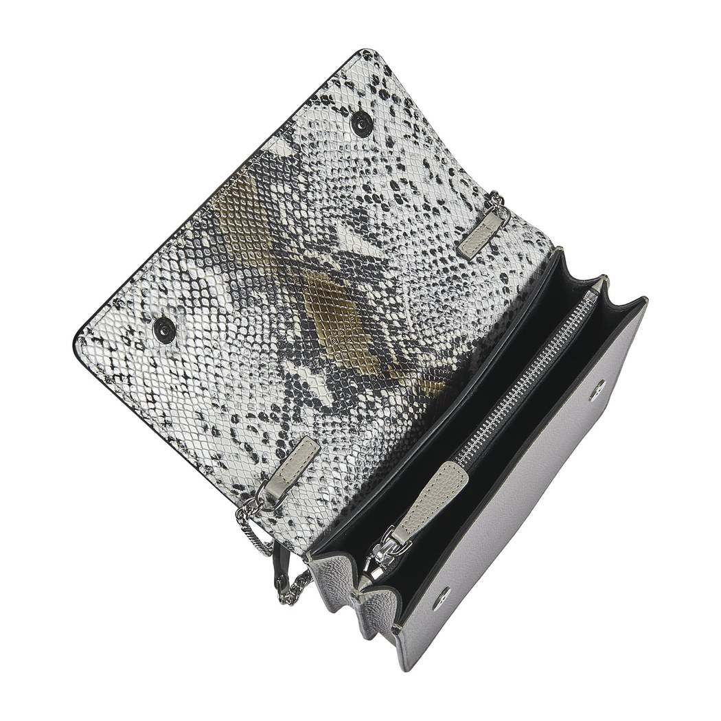 Conda Kadın Yılan Baskılı Deri Omuz Askılı Çanta