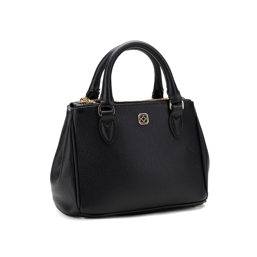 Cora Siyah Kadın Deri El Çantası