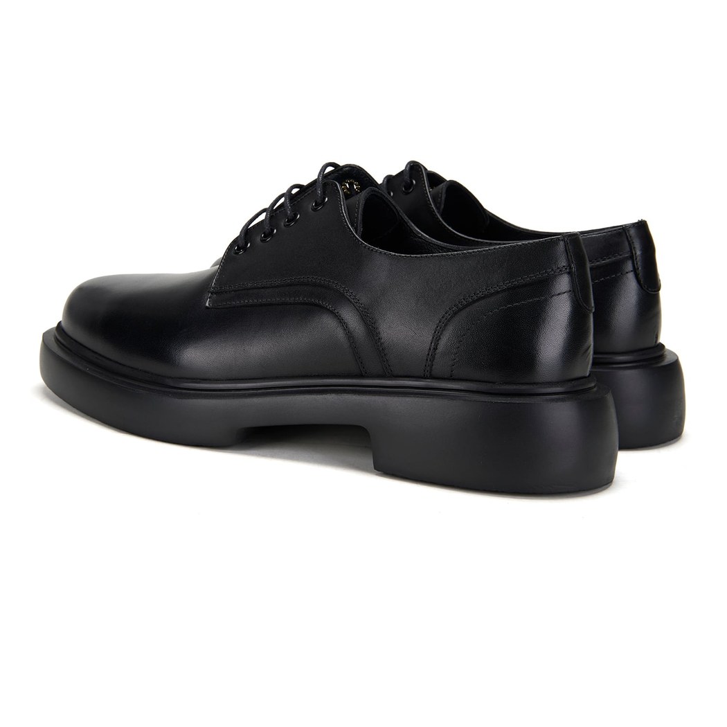 Coral Siyah Erkek Günlük Deri Ayakkabı