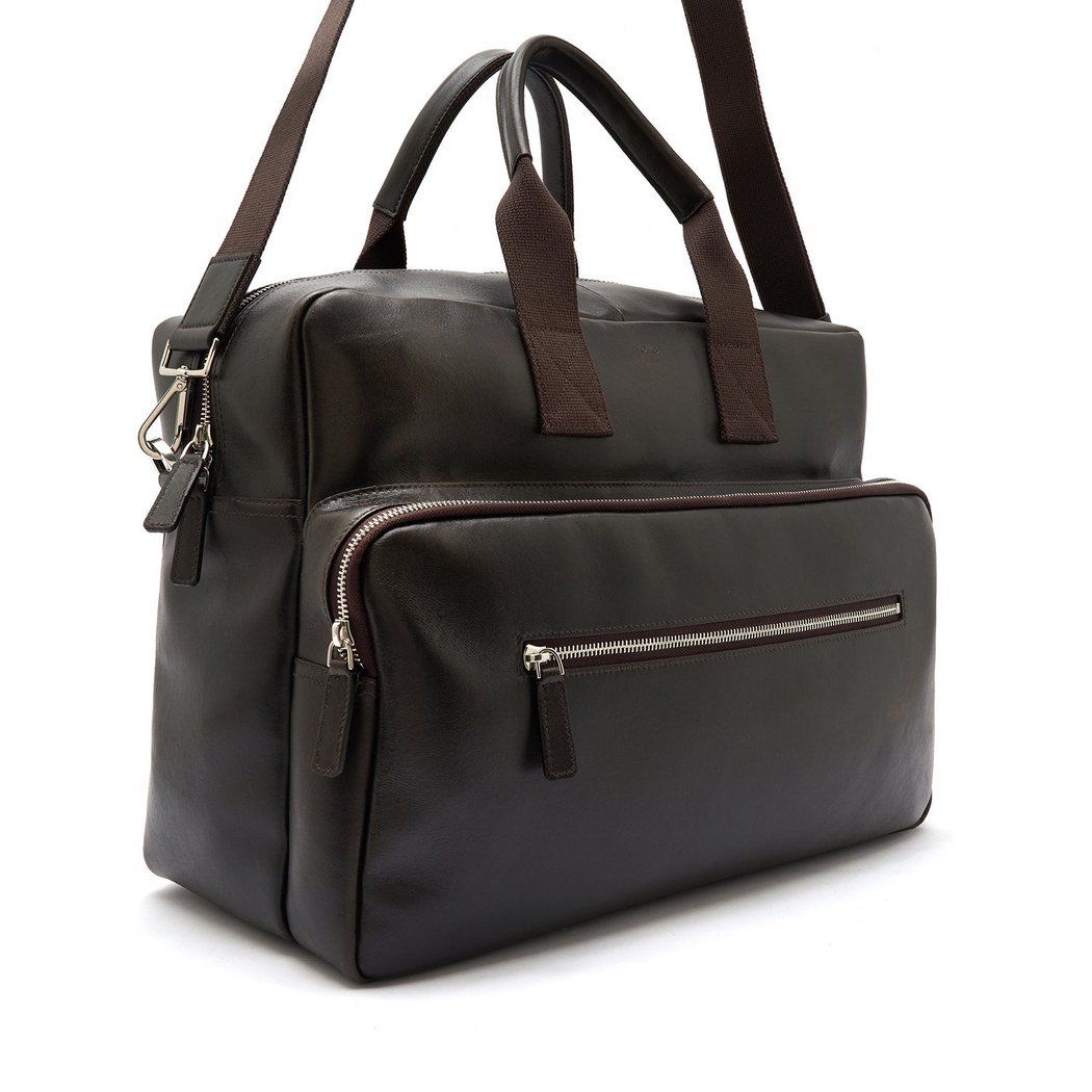 Cort Kahve Erkek Deri Seyahat Çantası