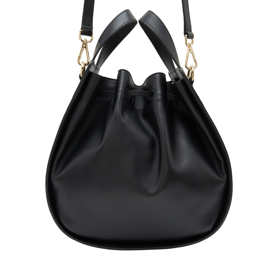 Cosmos Siyah Kadın Deri El Çantası