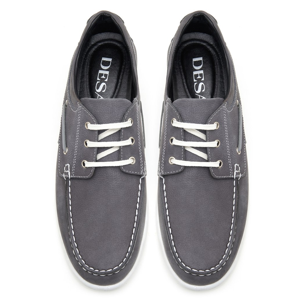 Costello Gri Erkek Nubuk Deri Günlük Ayakkabı