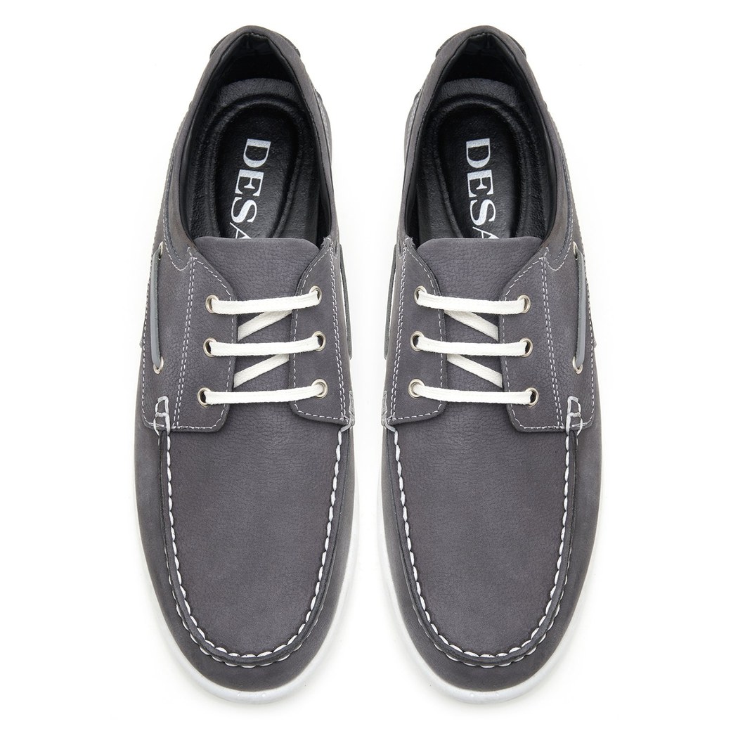 Costello Gri Erkek Nubuk Deri Günlük Ayakkabı