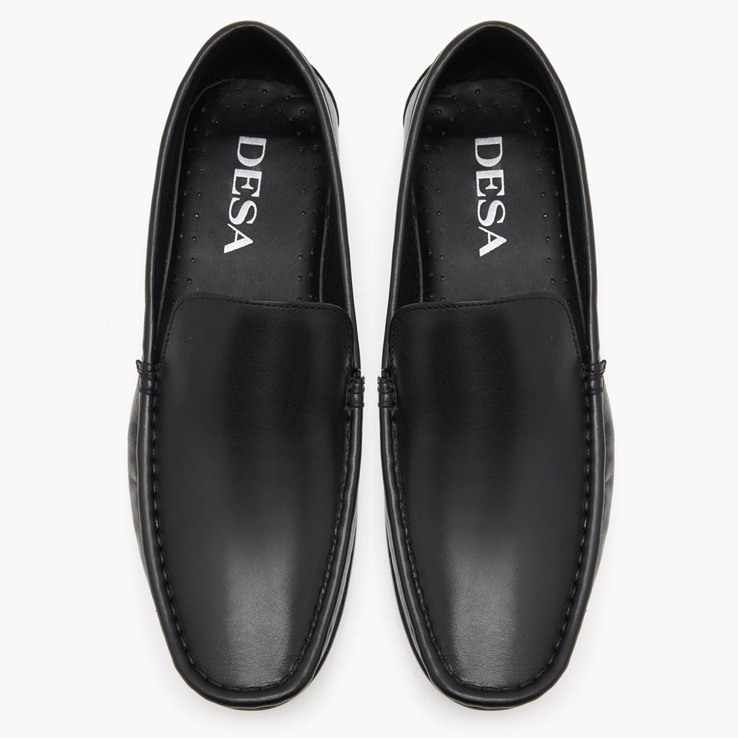 Costner Siyah Erkek Deri Loafer