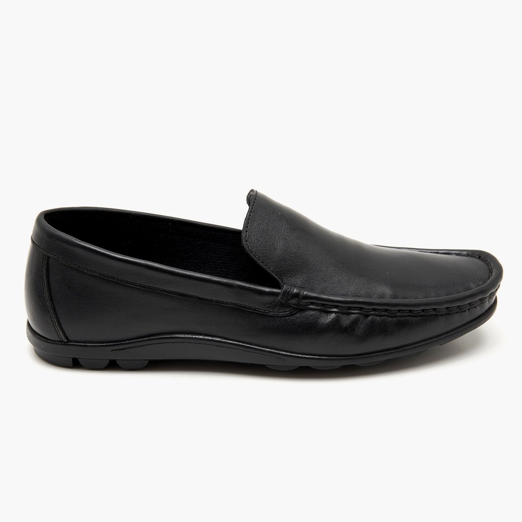 Costner Siyah Erkek Deri Loafer