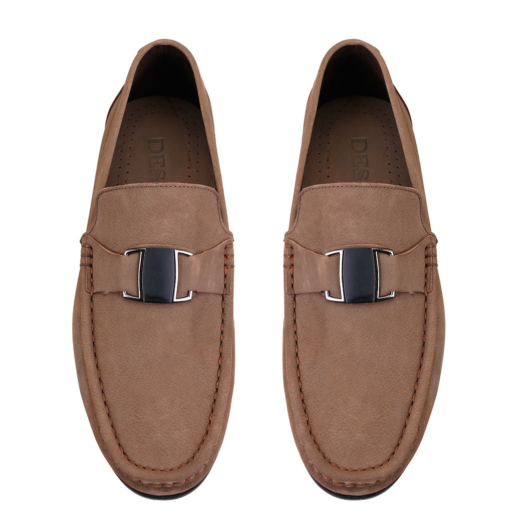Craig Kahve Erkek Süet Deri Loafer