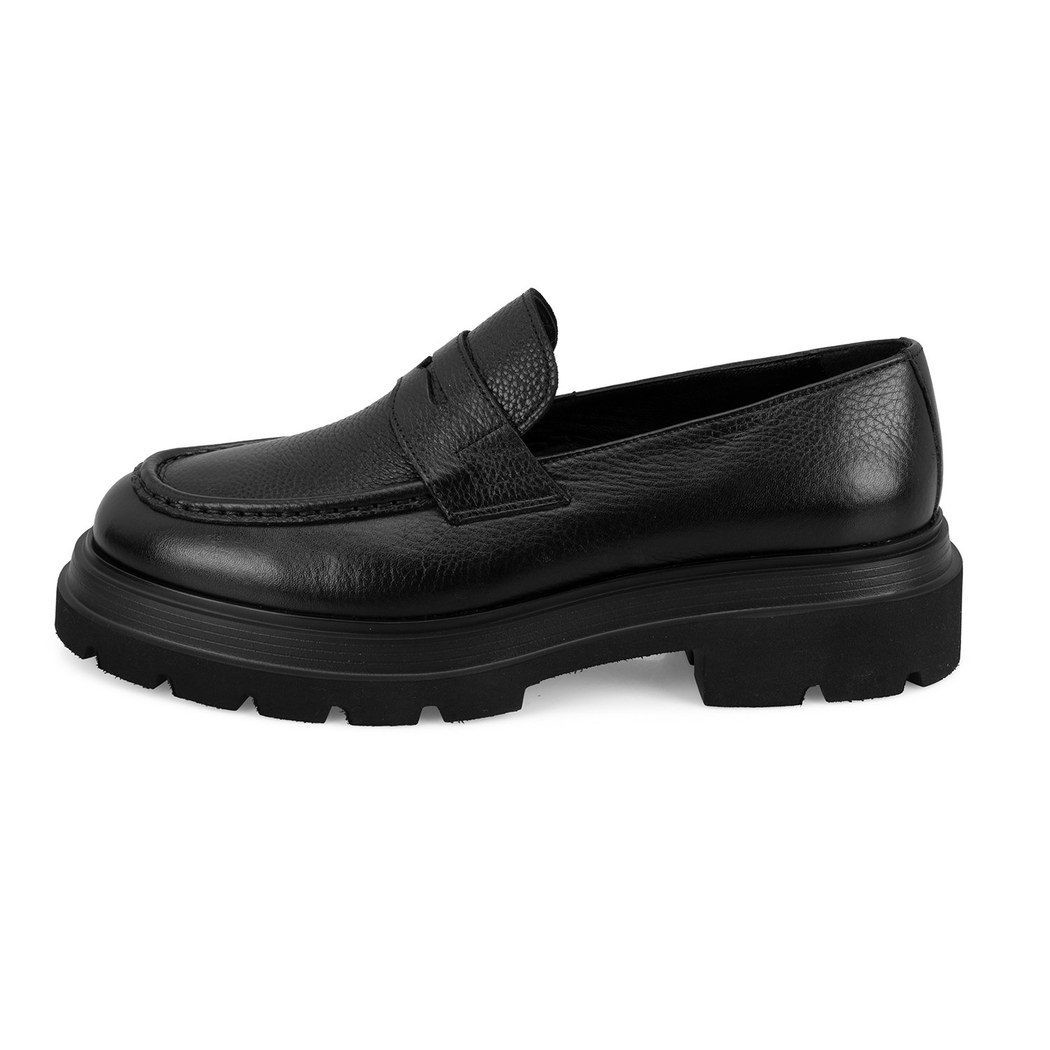 Cristian Siyah Erkek Deri Günlük Ayakkabı