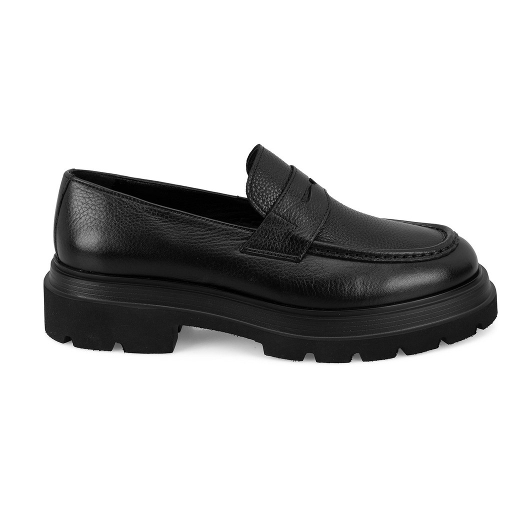 Cristian Siyah Erkek Deri Günlük Ayakkabı