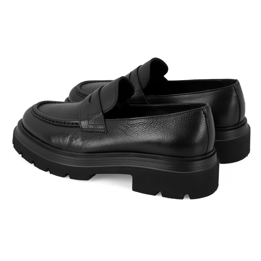 Cristian Siyah Erkek Deri Günlük Ayakkabı