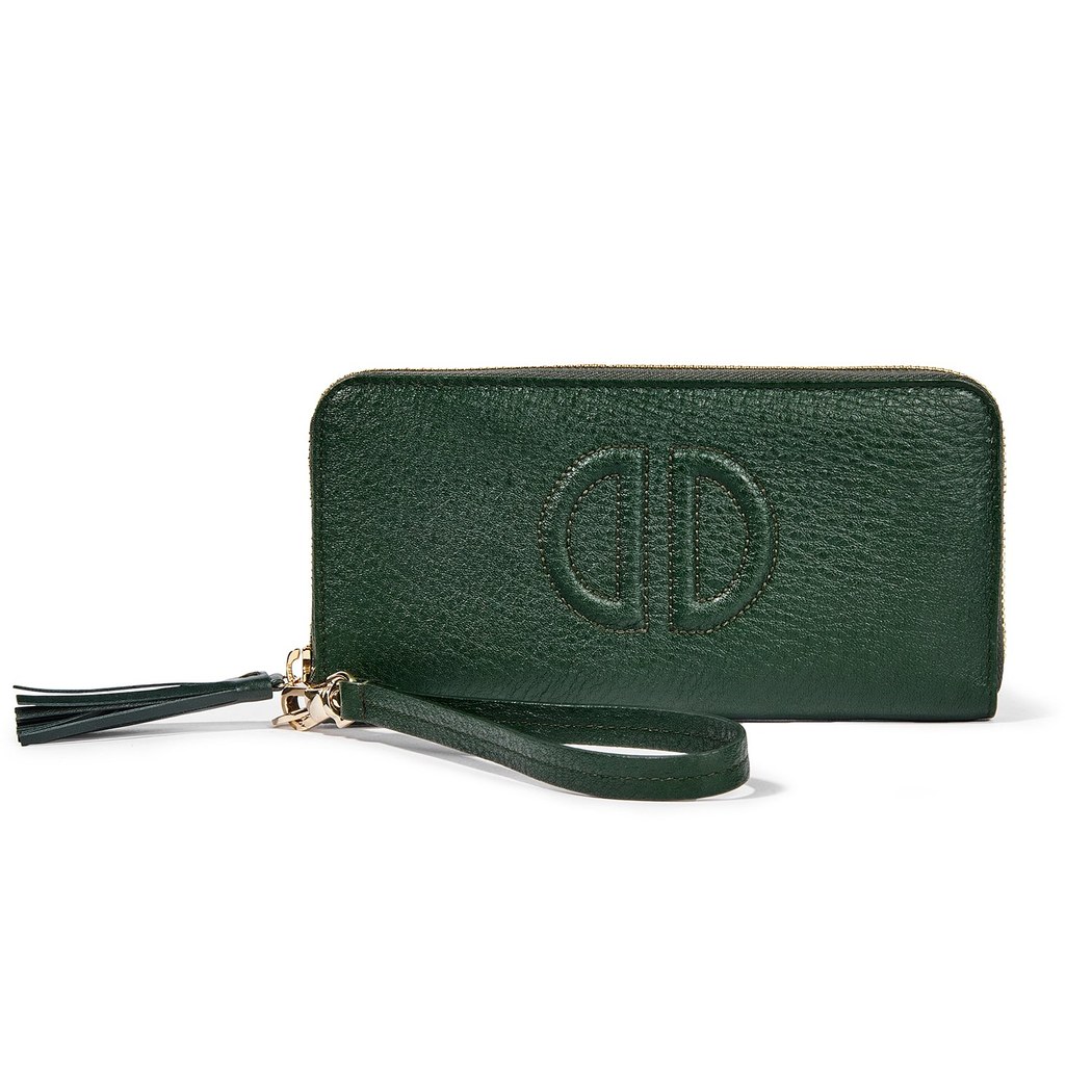 D Logolu Büyük Kadın Deri Cüzdan