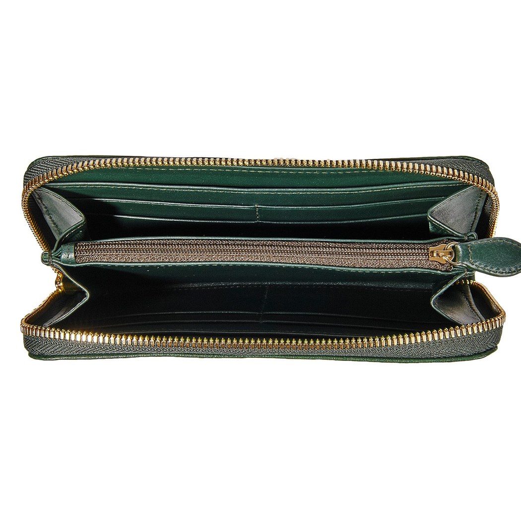 D Logolu Büyük Kadın Deri Cüzdan