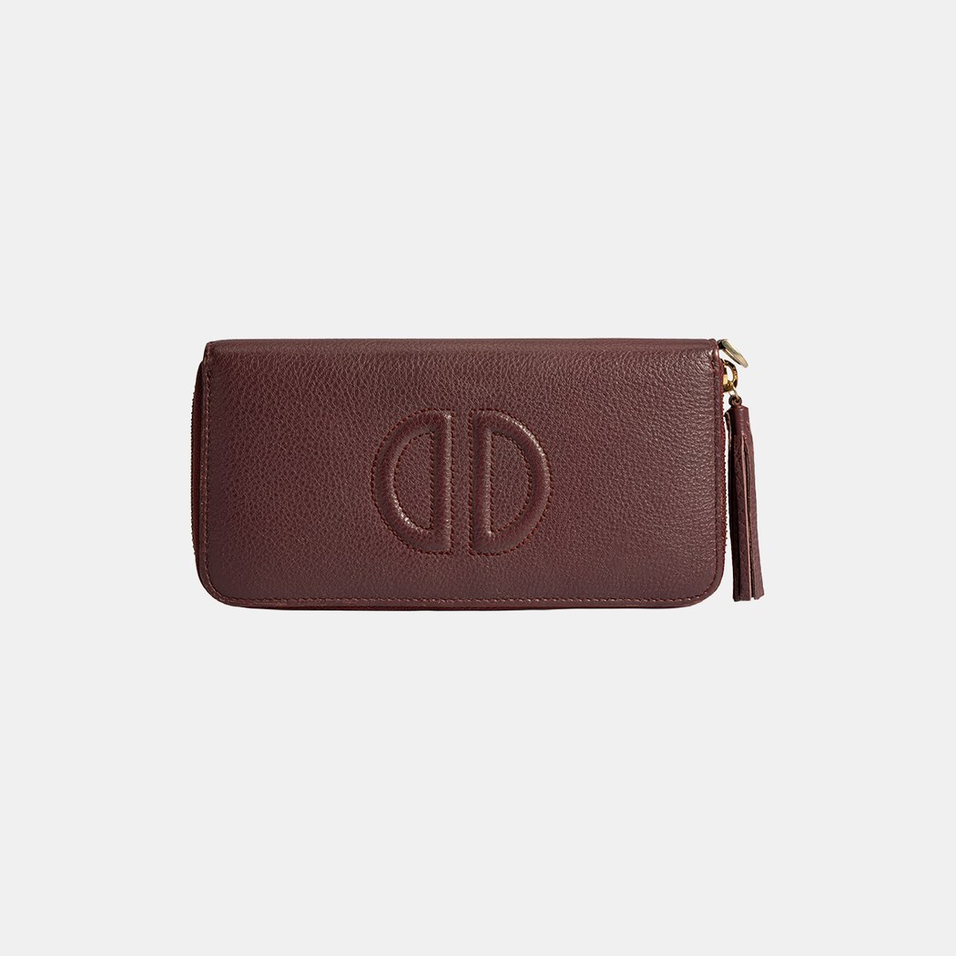 D Logolu Büyük Kadın Deri Cüzdan