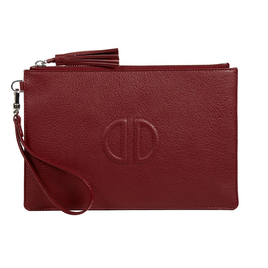 D Logolu Büyük Kadın Deri Cüzdan