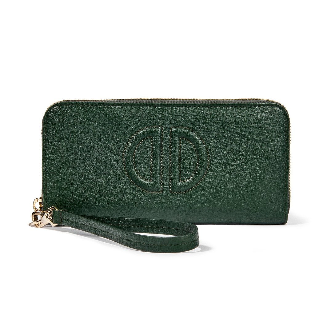 D Logolu Büyük Kadın Deri Cüzdan