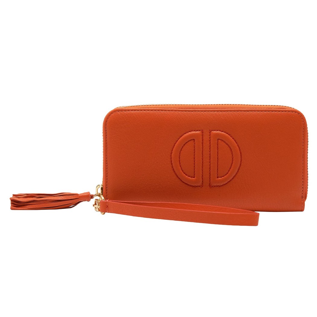 D Logolu Büyük Kadın Deri Cüzdan