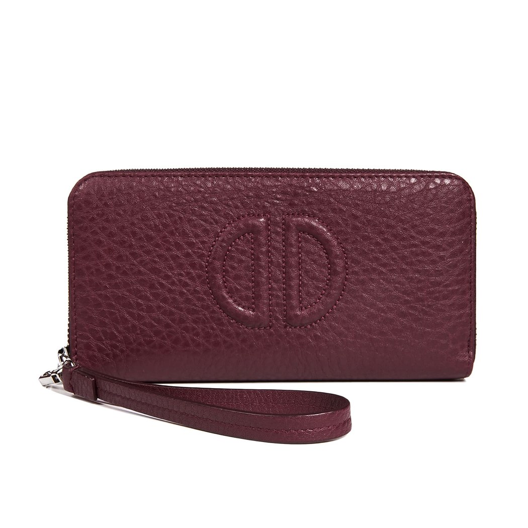 D Logolu Büyük Kadın Deri Cüzdan