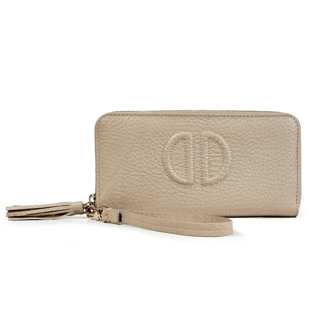 D Logolu Büyük Kadın Deri Cüzdan