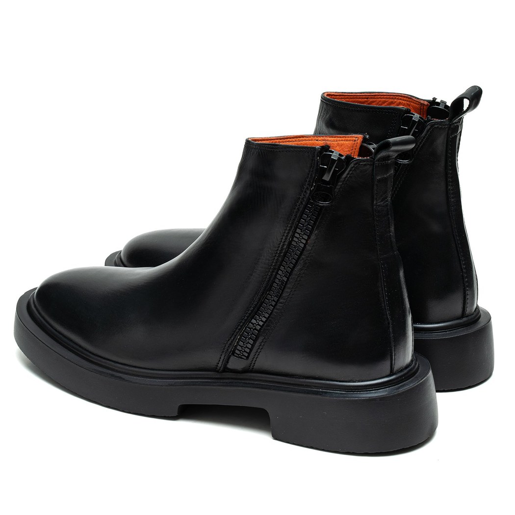 Dalila Siyah Erkek Deri Bot