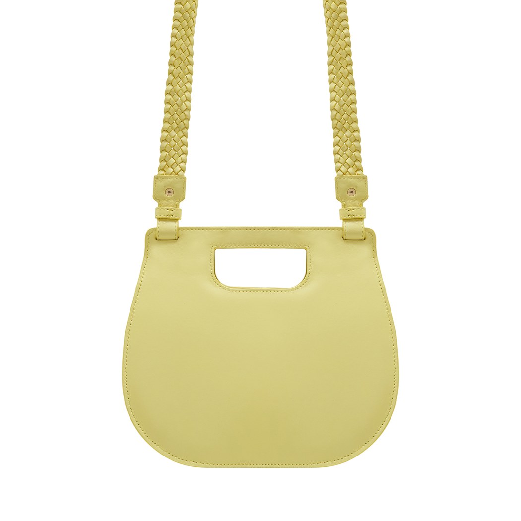 Damian Sarı Kadın Deri El Çantası