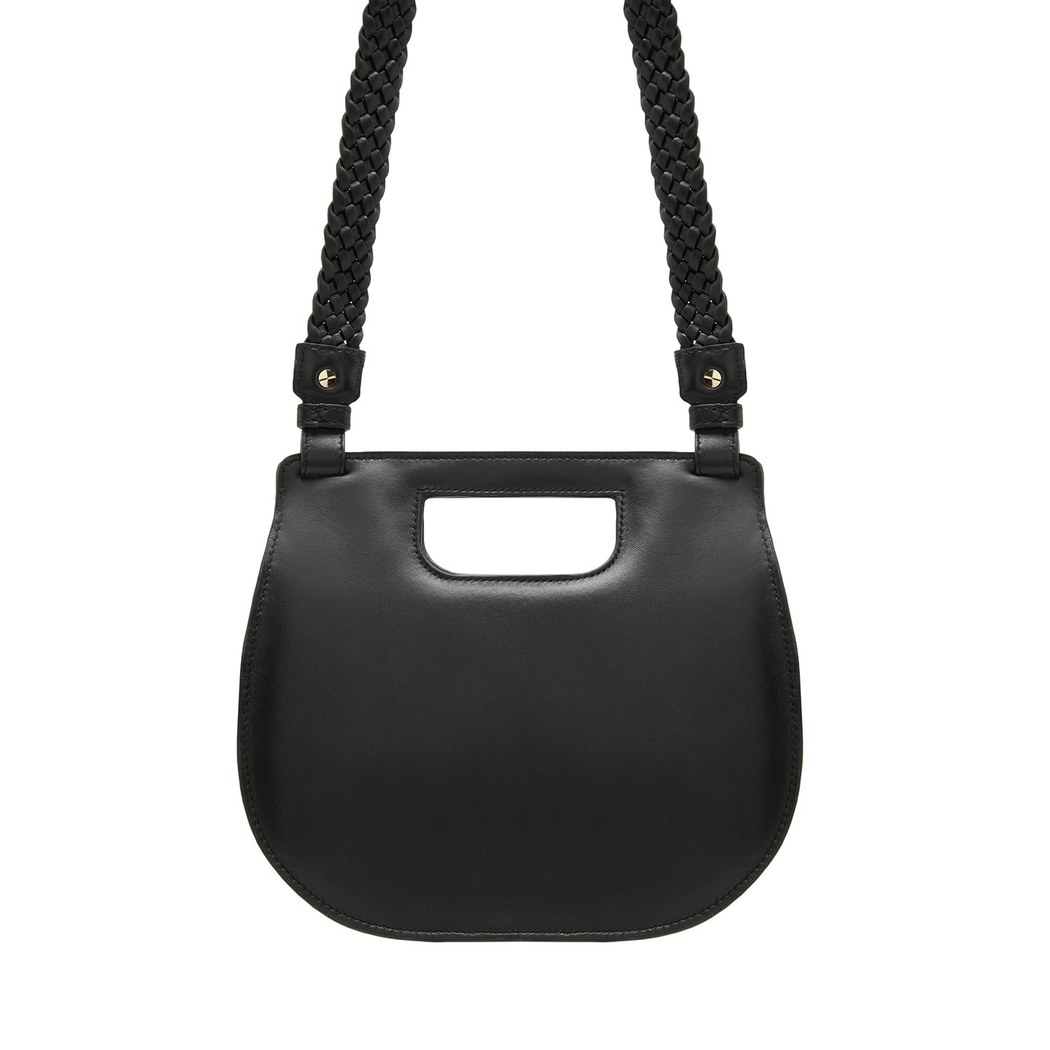 Damian Siyah Kadın Deri El Çantası