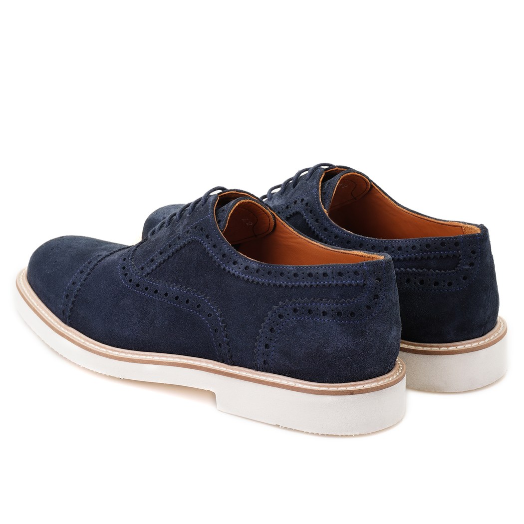 Danna Lacivert Erkek Günlük Süet Deri Ayakkabı