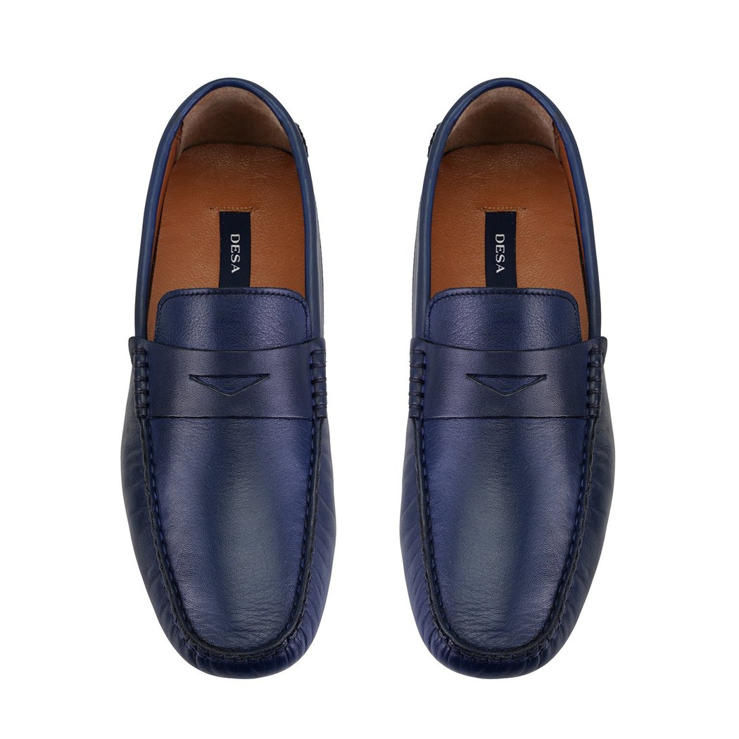 Dareau Lacivert Erkek Deri Loafer