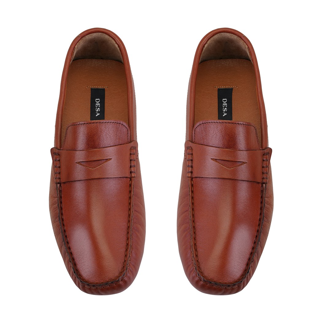 Dareau Taba Erkek Deri Loafer