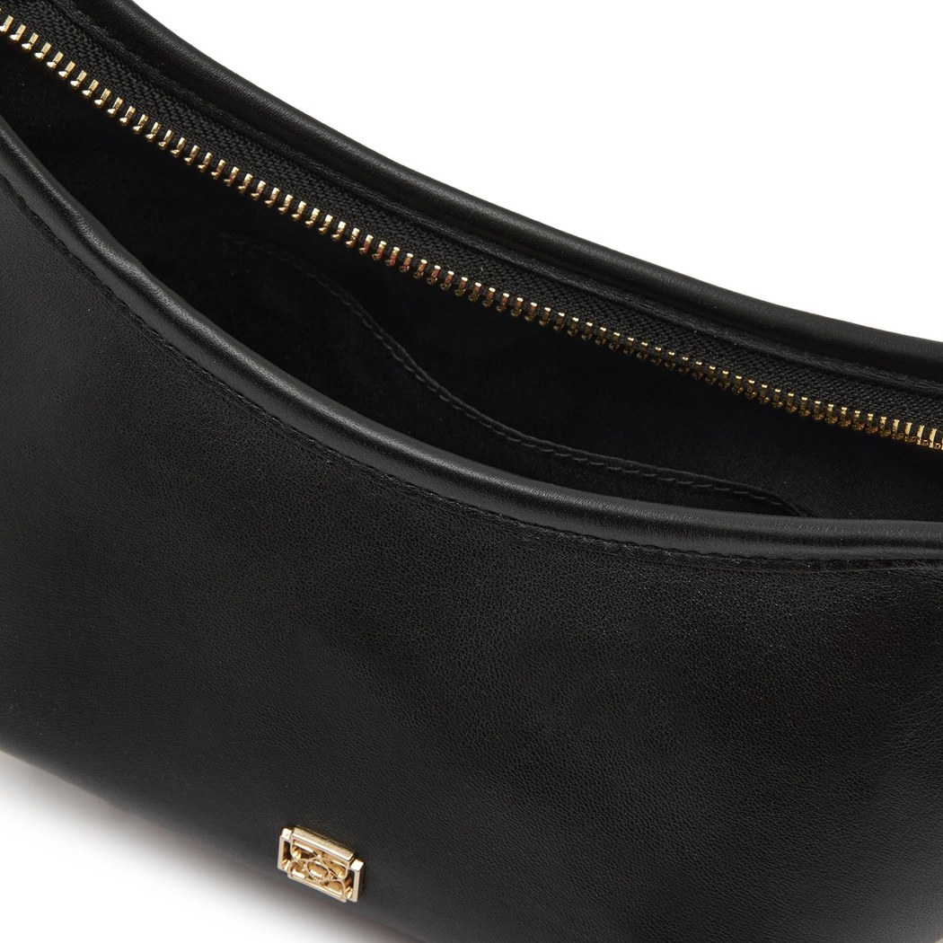 Darinda Siyah Kadın Deri Omuz Çantası 