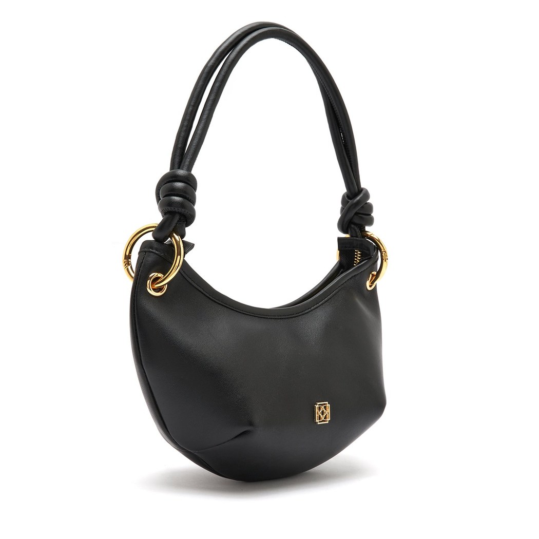 Darinda Siyah Kadın Deri Omuz Çantası 