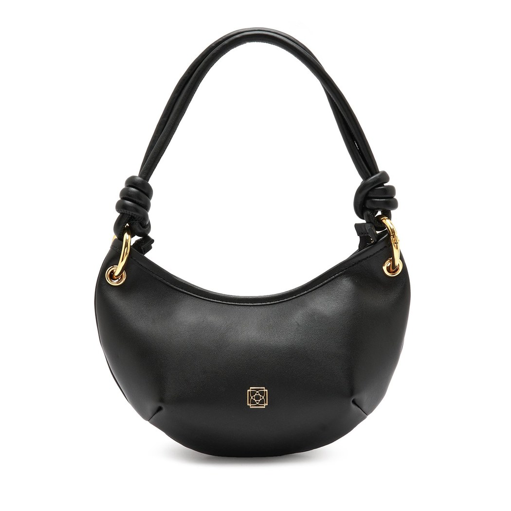 Darinda Siyah Kadın Deri Omuz Çantası 