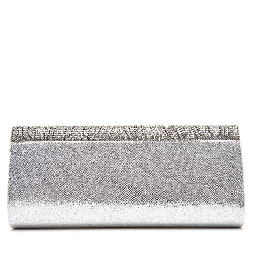 Darrell Gümüş Kadın Gece Çantası