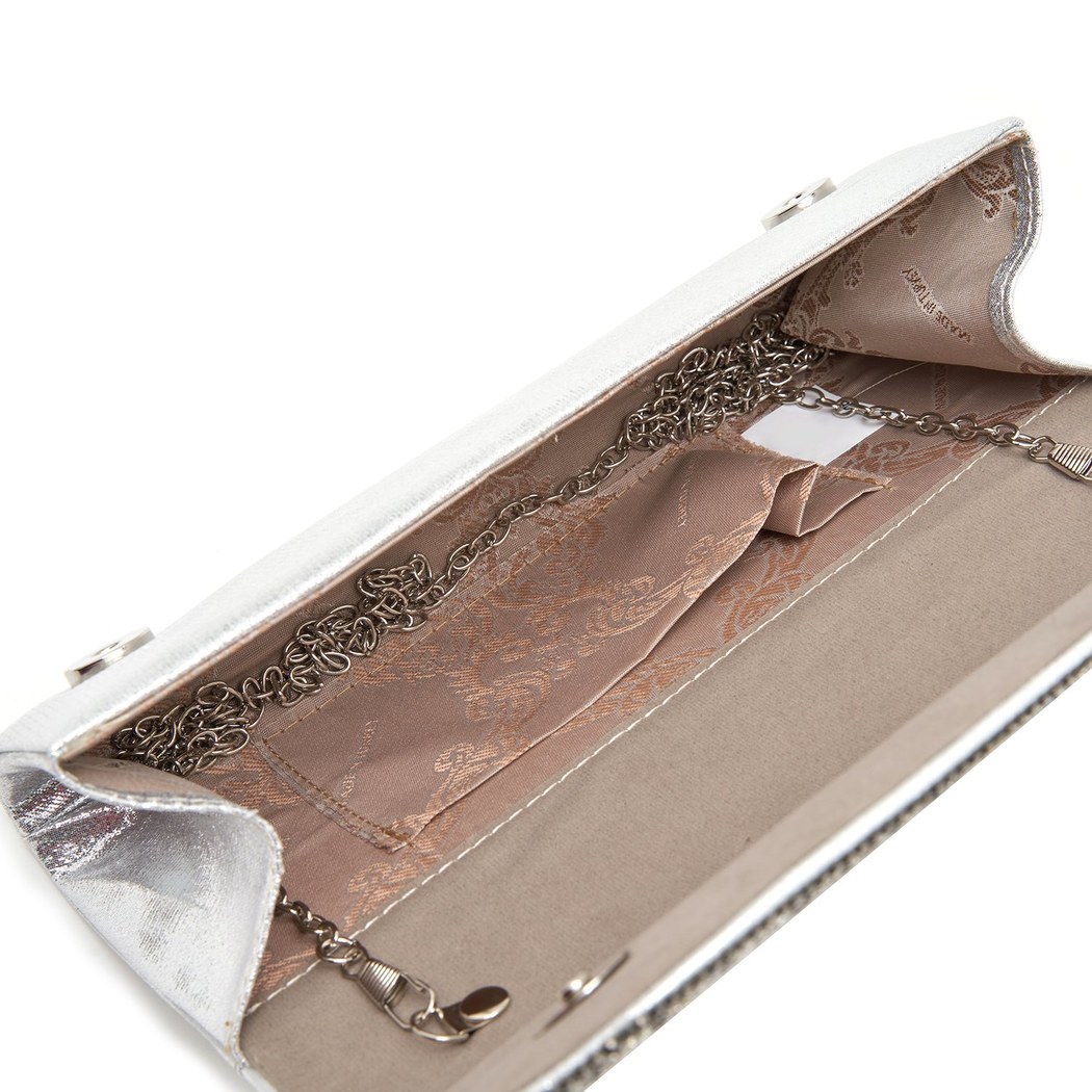 Darrell Gümüş Kadın Gece Çantası