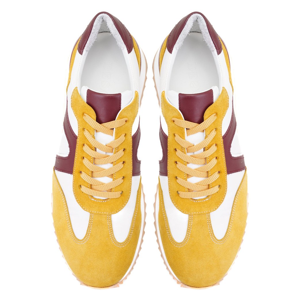 Dasia Sarı Erkek Deri Spor Ayakkabı