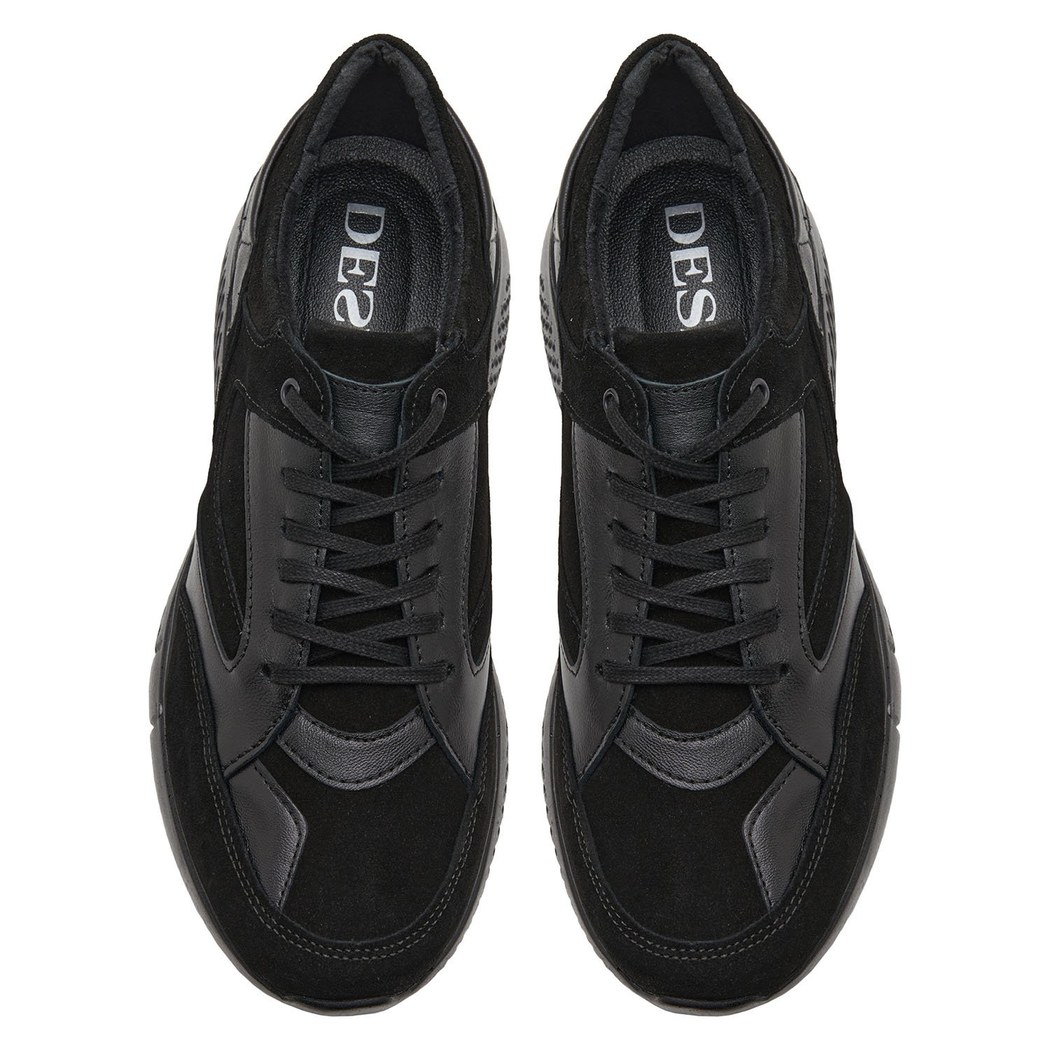David Siyah Erkek Süet Spor Ayakkabı
