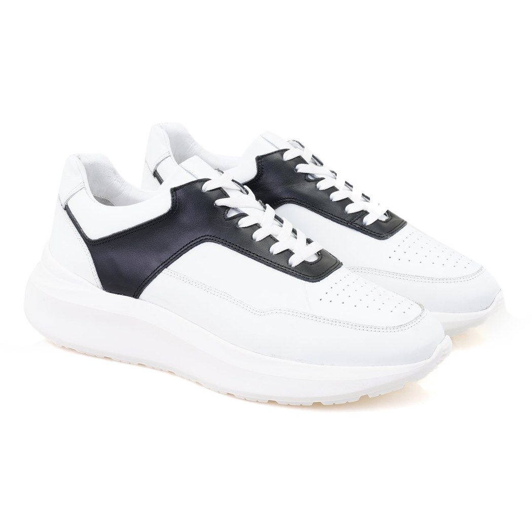 Dayana Beyaz Erkek Deri Spor Ayakkabı