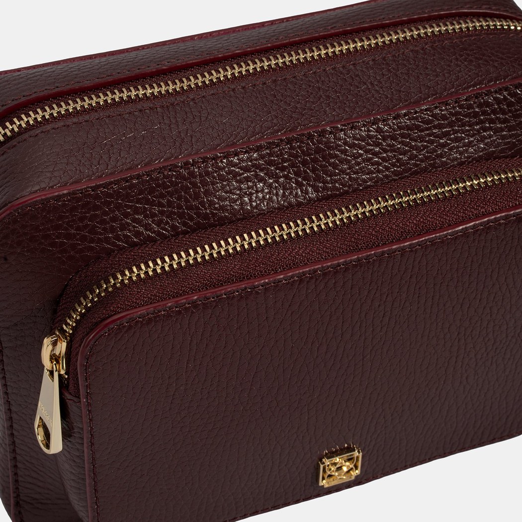 DE-12460 SS24 KADIN POSTACI ÇA, BORDO, -