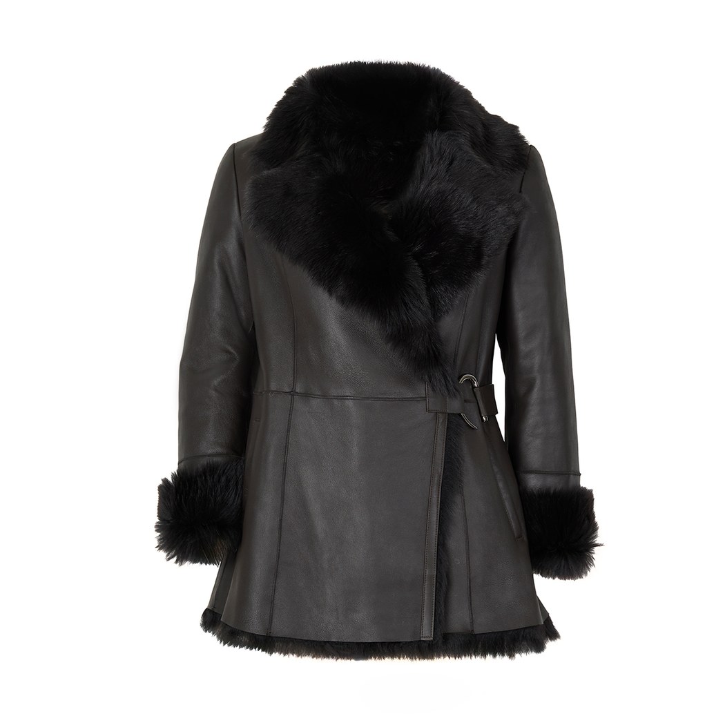 Debora Kahve Kadın Kürk Ceket