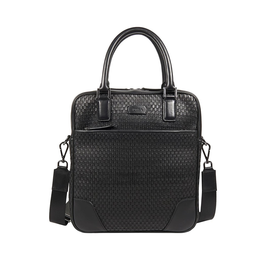 Delaney Erkek Örgü Deri Postacı Çantası