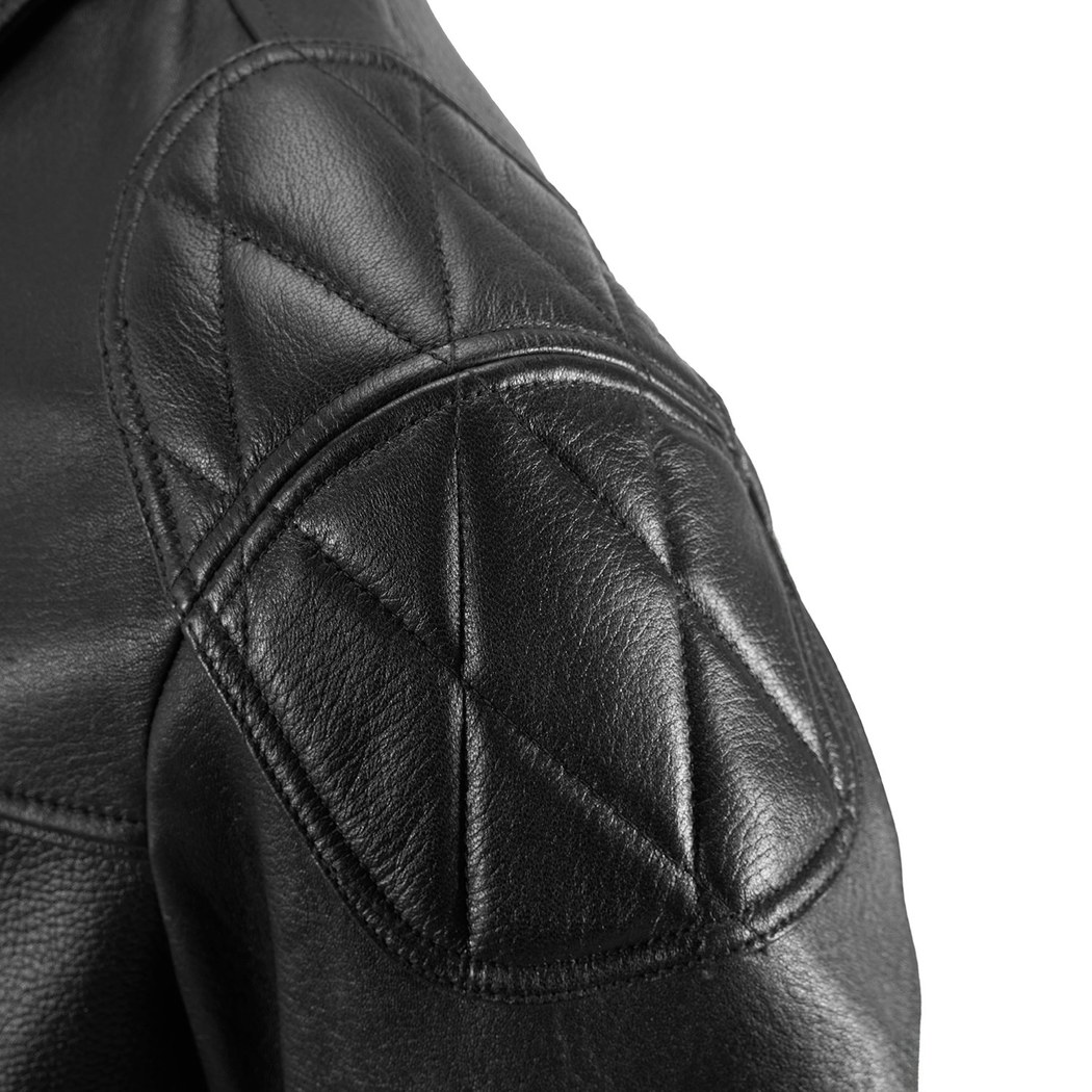 Delera Siyah Erkek Deri Ceket