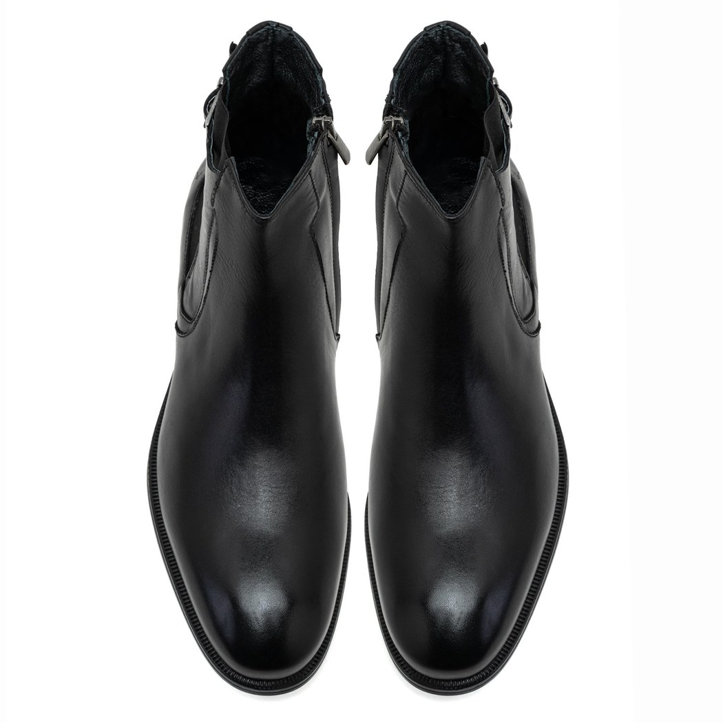 Delmar Siyah Erkek Deri Bot