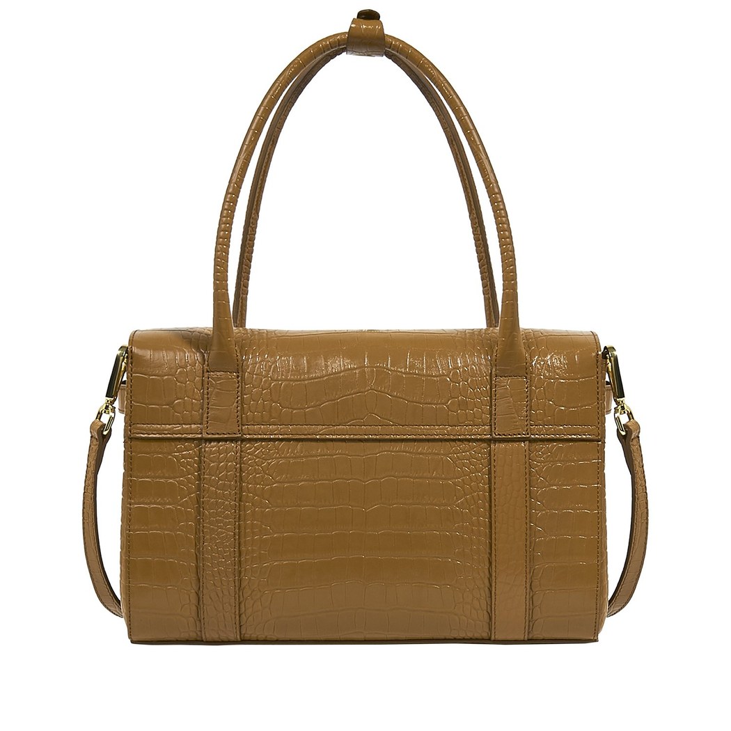 Demelza Kadın Kroko Baskılı Deri Omuz Askılı Çanta