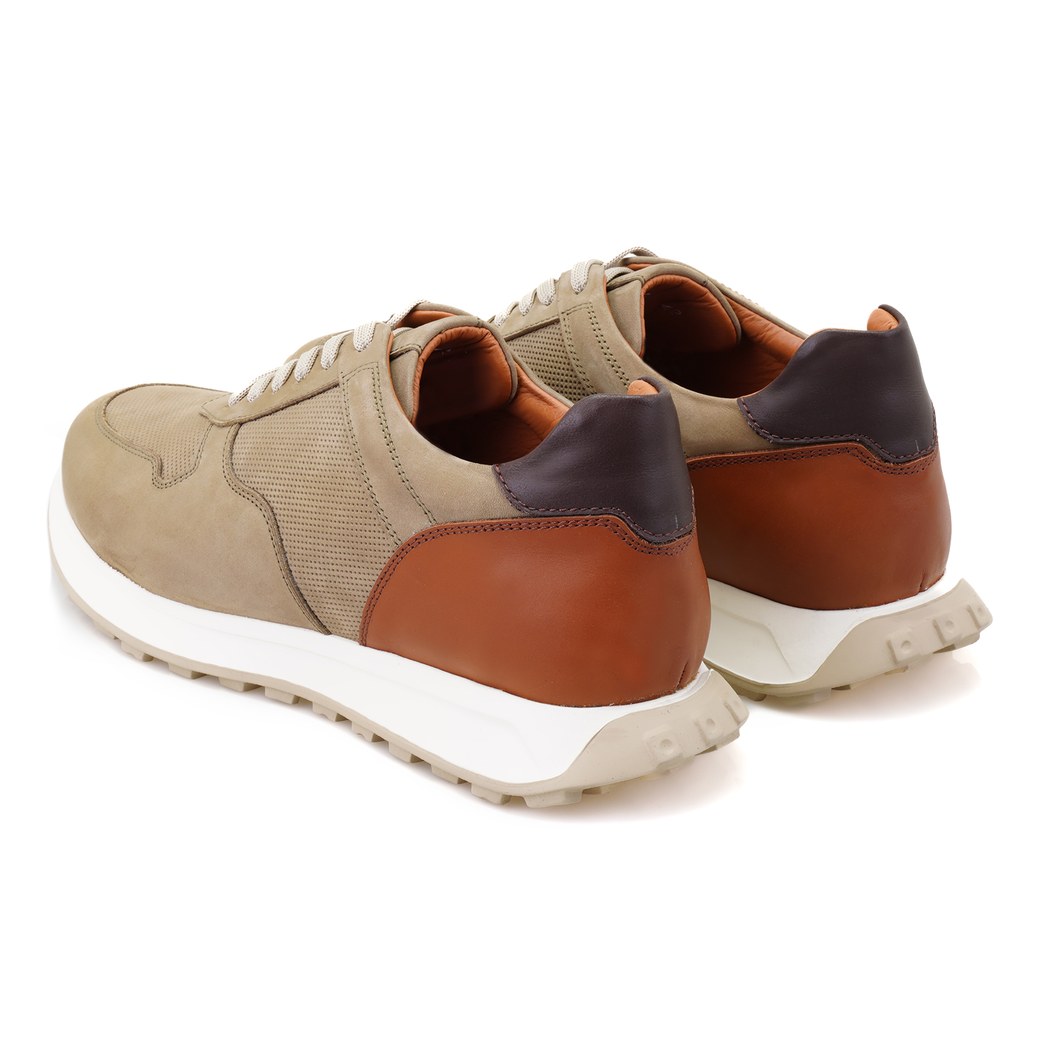 Denisa Haki Erkek Deri Spor Ayakkabı