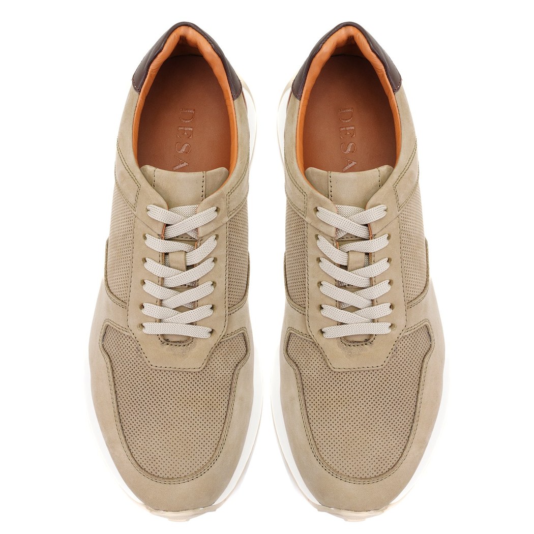 Denisa Haki Erkek Deri Spor Ayakkabı