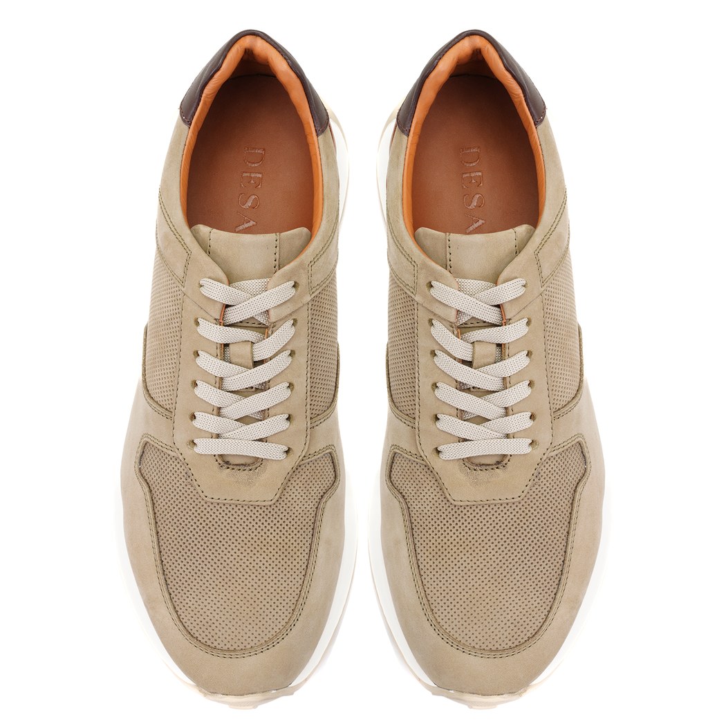 Denisa Haki Erkek Deri Spor Ayakkabı