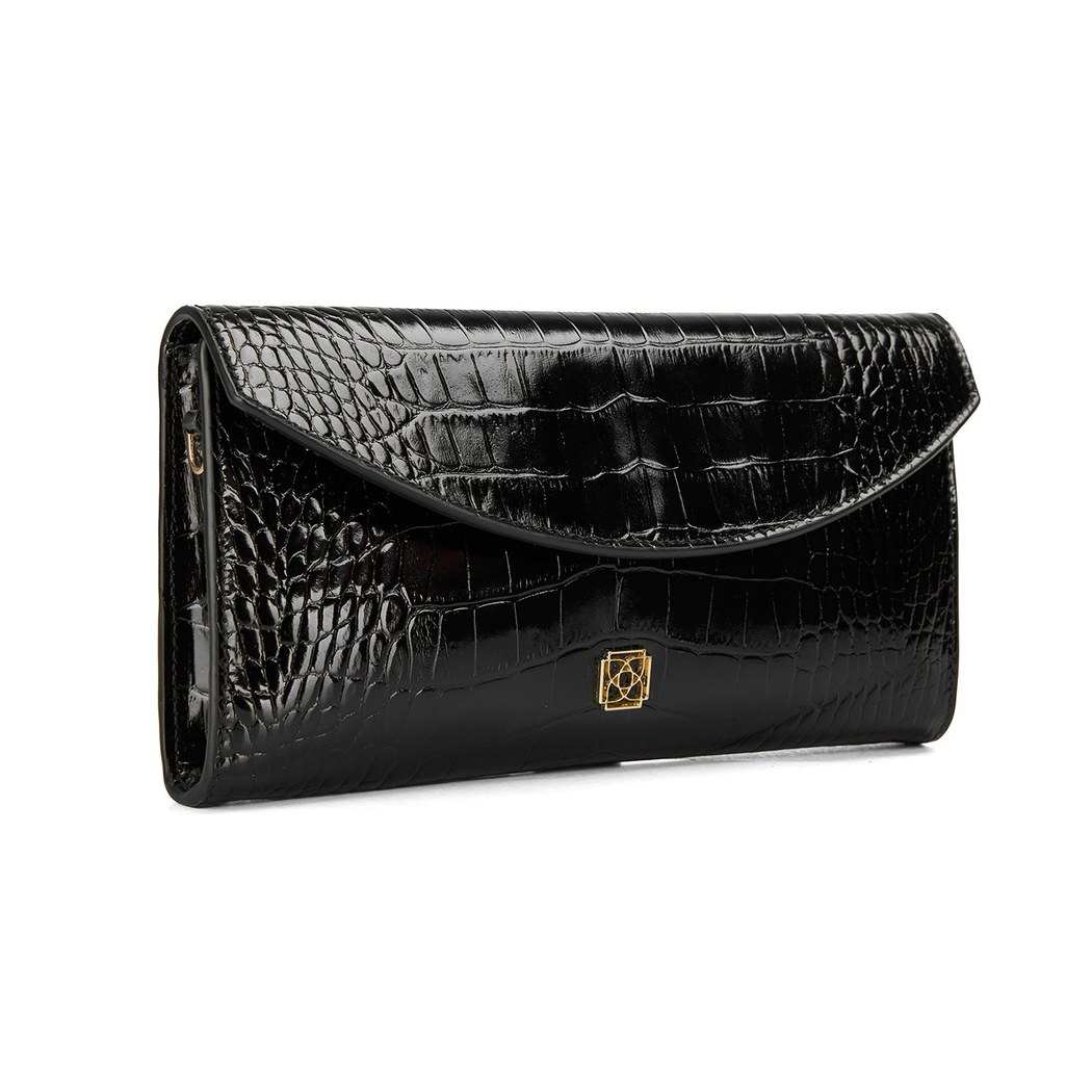 Denisse Siyah Zincir Saplı Kadın Omuz Çantası