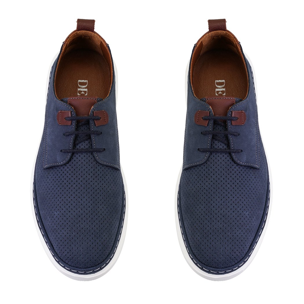 Derick Lacivert Erkek Deri Günlük Ayakkabı