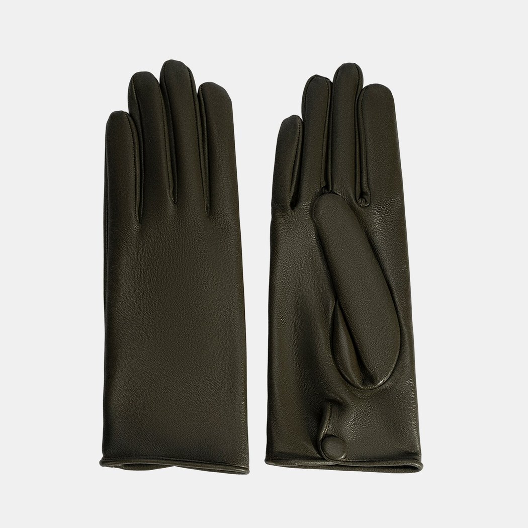 DESA - FY Kadın Yeşil Deri Eldiven